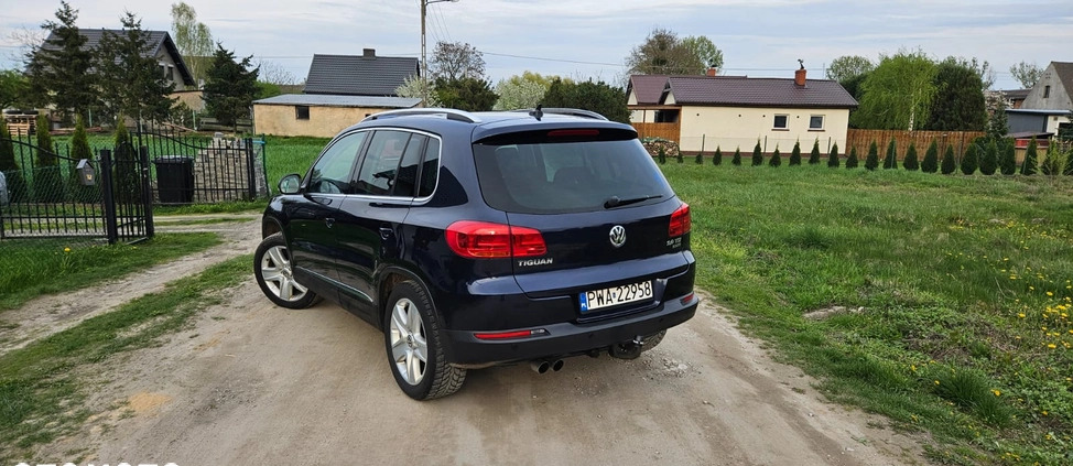 Volkswagen Tiguan cena 49900 przebieg: 199800, rok produkcji 2012 z Wągrowiec małe 154